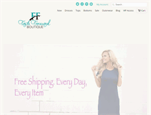 Tablet Screenshot of fashforwardboutique.com